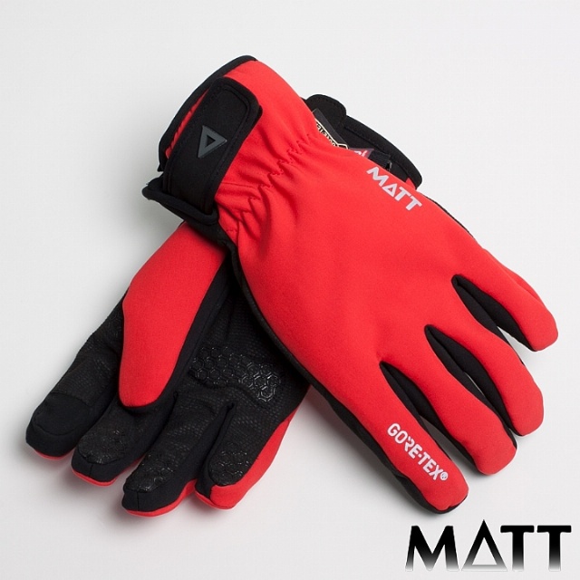 SNOWTRAVEL MATT西班牙 PRIMALOFT保暖GTX防水手套(可觸控) (紅色)(STAR075-RED)(3890)