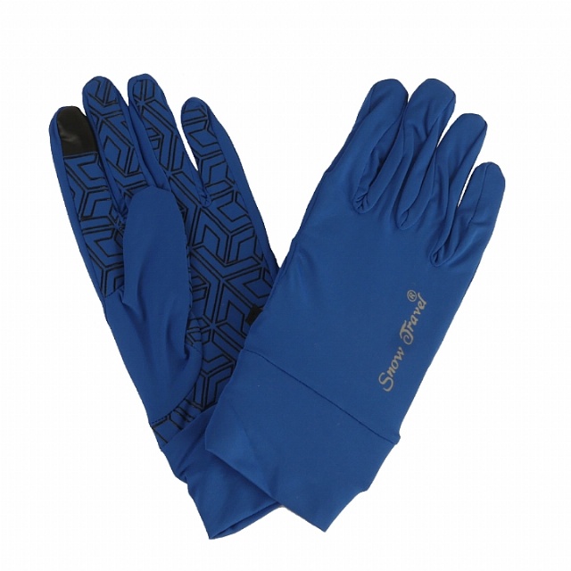 SNOWTRAVEL雪之旅 抗UV反光觸控手套(冰涼降溫科技材質) 寶藍(750)
