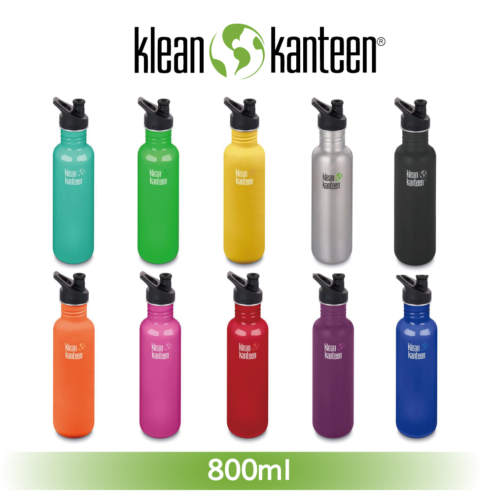 【美國Klean Kanteen】窄口不鏽鋼水瓶-800ml