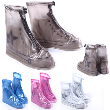 LI YU 時尚輕便 防雨鞋套 鞋底凹凸設計 提高止滑效果 簡約外型 雨鞋套 防水鞋套 2入組