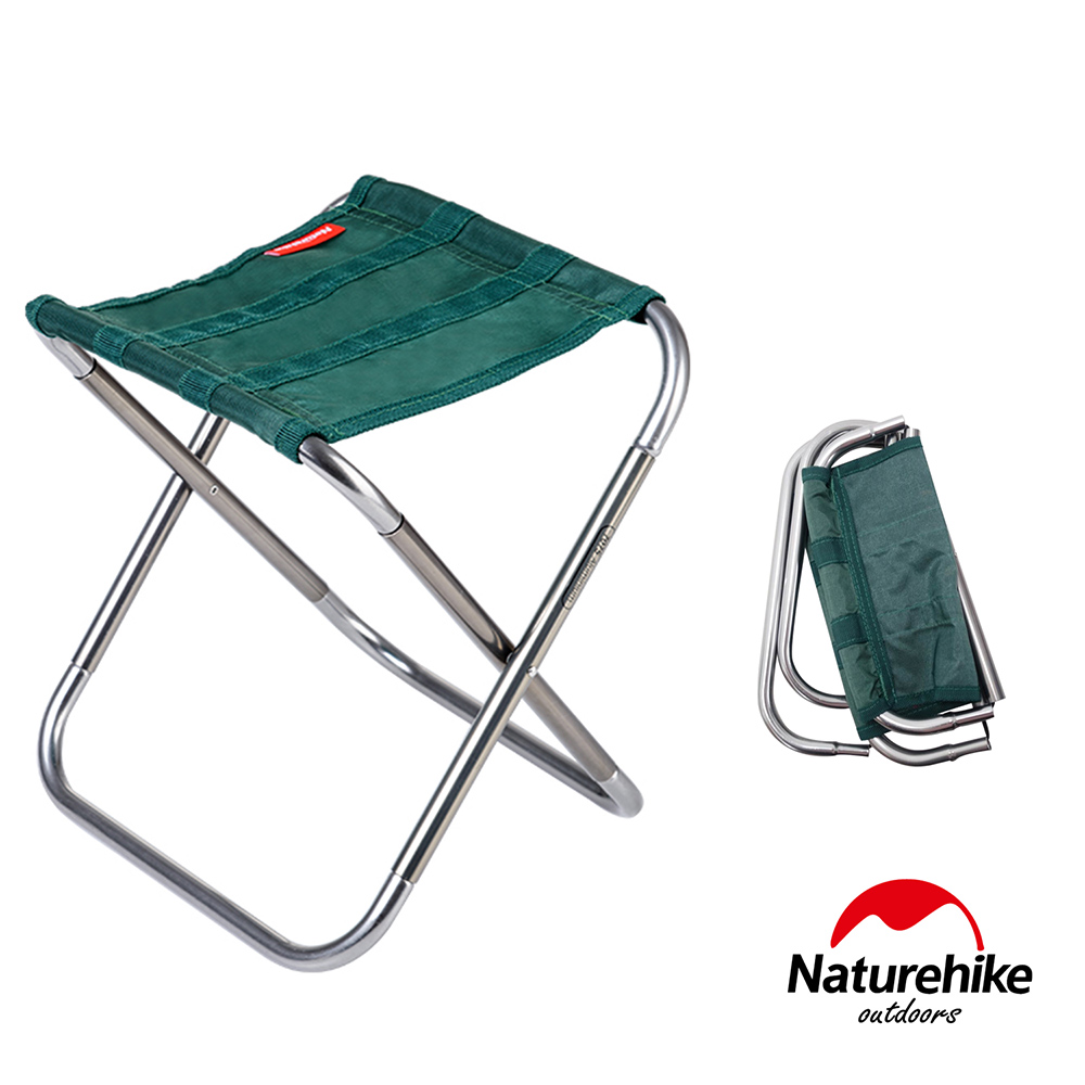 Naturehike L012超輕量便攜式收納鋁合金折疊椅 釣魚椅 綠色
