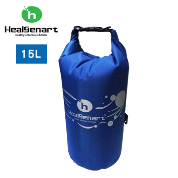 Healgenart 雙肩防水漂浮袋 15L 藍色