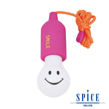【日本 SPICE】SMILE LAMP 粉色 微笑先生 LED 燈泡 吊燈