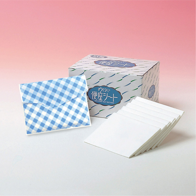 日本製 FUJIPACKS 隨身抗菌馬桶坐墊紙 2盒（每盒70張）
