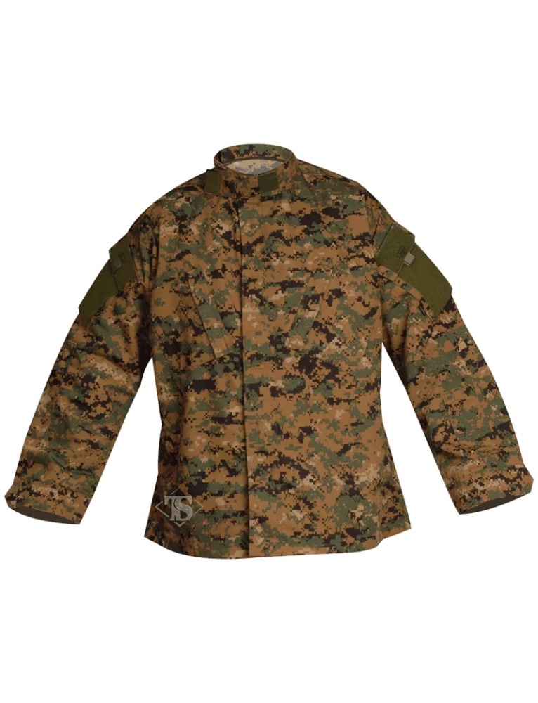 戰術反應制服衫(65/35聚酯纖維/棉十字紋布)數位迷彩