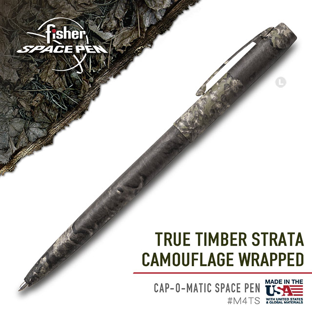 Fisher Space Pen TRUE TIMBER 迷彩按壓式太空筆