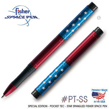 Fisher Space Pen 特別版-星閃爍POCKET TEC系列口袋型太空筆 #PT-SS