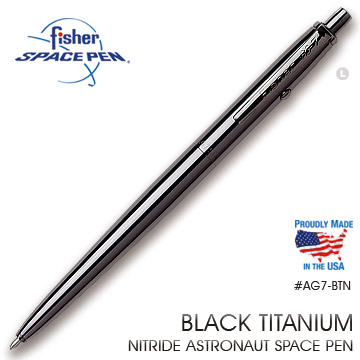 Fisher Space Pen 鐵灰色太空筆(AG7系列)-鐵灰色筆夾 #AG7-BTN