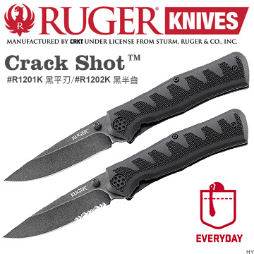 Ruger Crack-Shot黑刃折刀