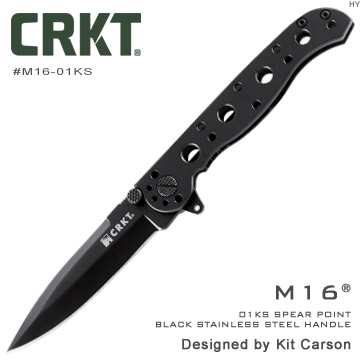 CRKT M16-01KS 黑刃折刀