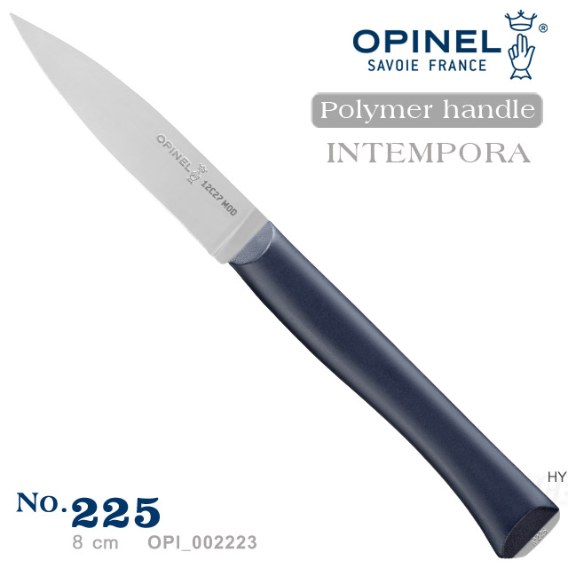 OPINEL Intempora法國多用途刀系列 藍色塑鋼刀柄-水果刀#002223
