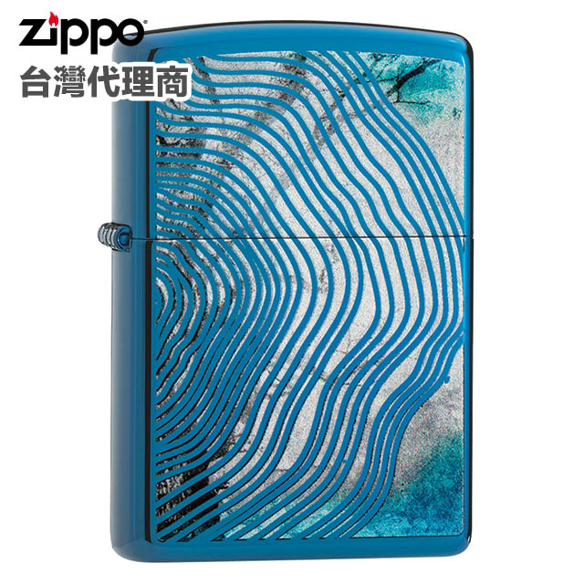 Zippo High Polish Blue/Color Image 防風打火機