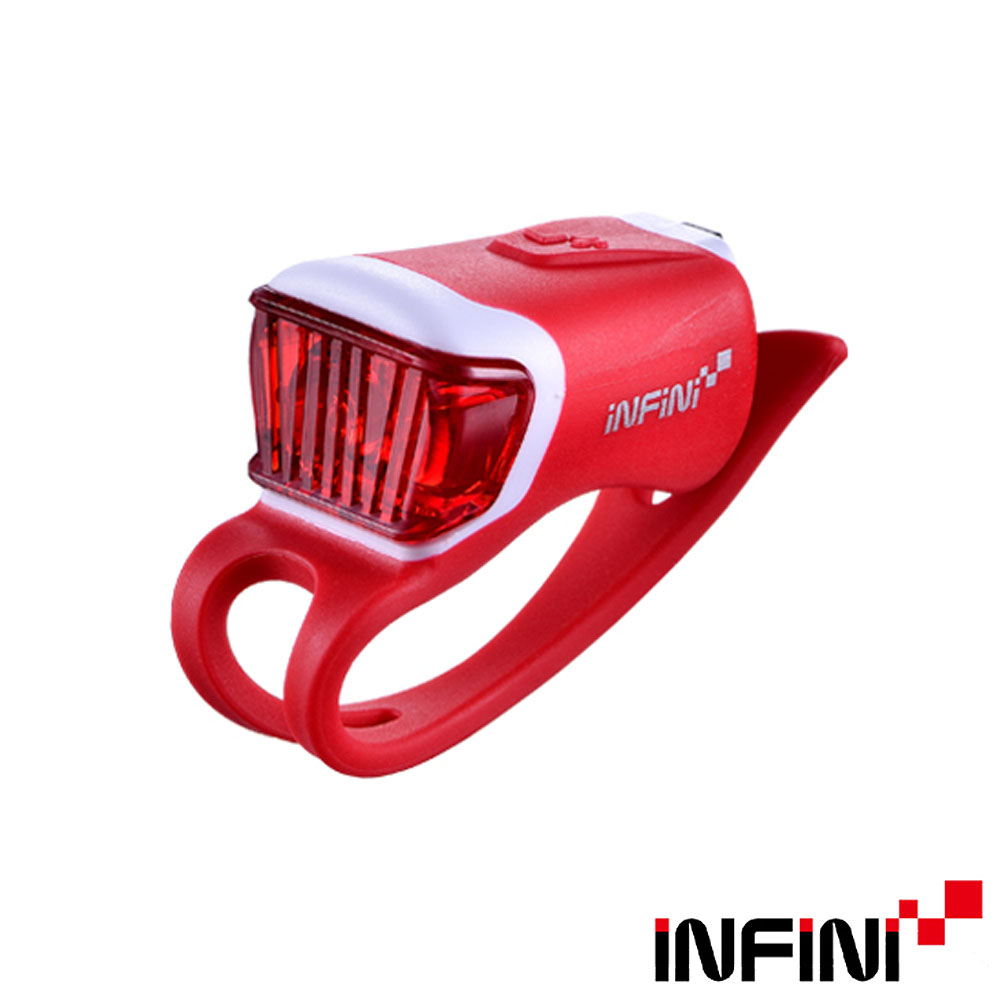 【INFINI】ORCA I-204R 紅光LED鯨魚燈3模式警示後燈/臺灣製-紅