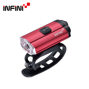 INFINI TRON 100 I-280P 白光USB充電式前燈 紅色