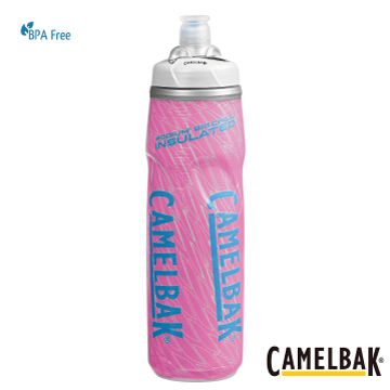 CamelBak CB52316-750ml 保冷噴射水瓶 桃紅