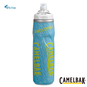 CamelBak CB52317-750ml 保冷噴射水瓶 水藍
