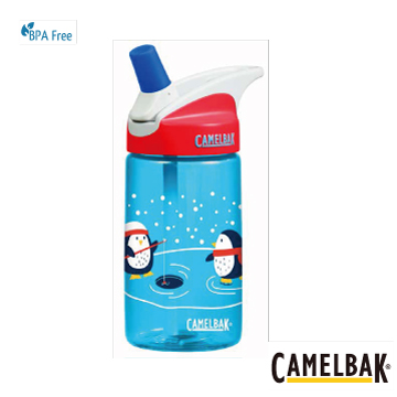 CamelBak CB53898-400ml 兒童吸管運動水瓶 釣魚企鵝