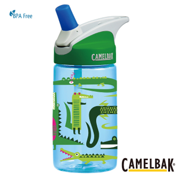 CamelBak CB53614-400ml 兒童吸管運動水瓶 快樂小鱷魚