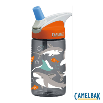 CamelBak CB53860-400ml 兒童吸管運動水瓶 悠遊鯊魚