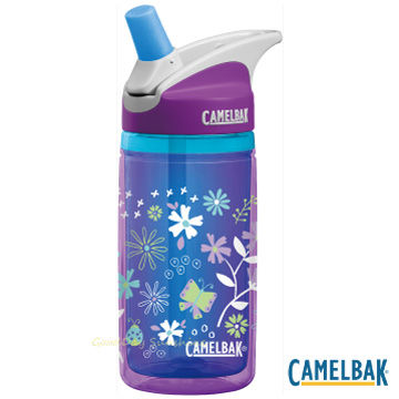 CamelBak CB1305501040- 400ml 兒童吸管雙層隔溫運動水瓶 繽紛紫花
