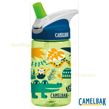 CamelBak CB1274302040- 400ml 兒童吸管運動水瓶 歡樂叢林