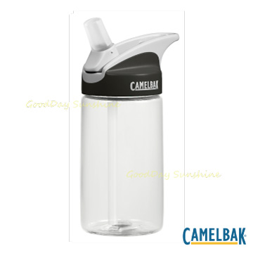 CamelBak CB1274104040- 400ml 兒童吸管運動水瓶 透明
