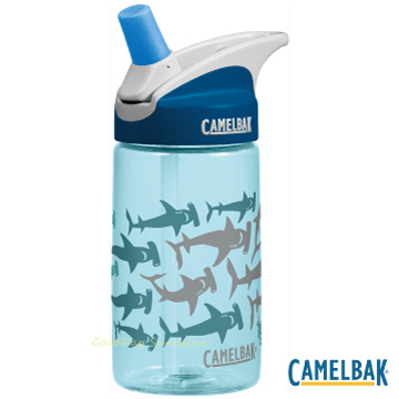 CamelBak CB1274412040 - 400ml 兒童吸管運動水瓶 帥氣鯊魚