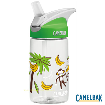 CamelBak CB1274108040 - 400ml 兒童吸管運動水瓶 頑皮猴子