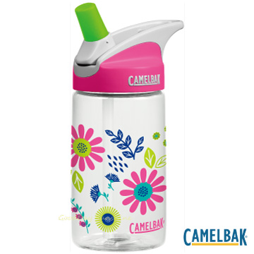CamelBak CB1274109040 - 400ml 兒童吸管運動水瓶 可愛花朵