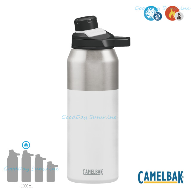 CamelBak CB1516101001- 1000ml CHUTE MAG 戶外運動保冰/溫水瓶 白