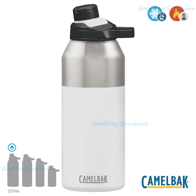 CamelBak CB1517101012- 1200ml CHUTE MAG 戶外運動保冰/溫水瓶 白