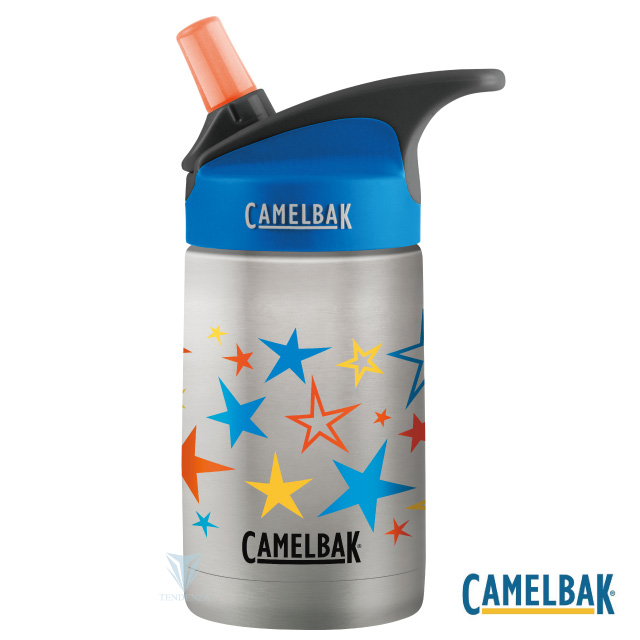 CamelBak CB1883102040 - 350ml EDDY 兒童吸管保冰/溫水瓶 繽紛星星