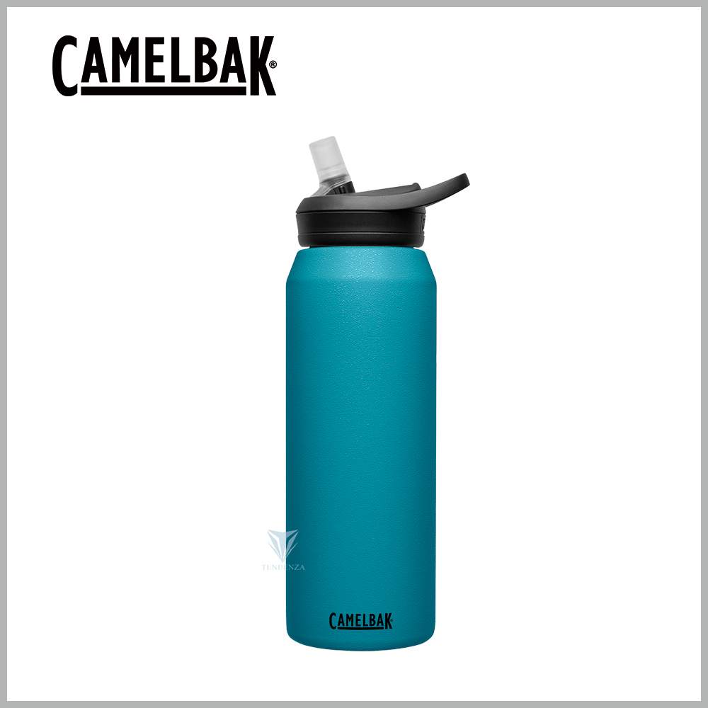 CamelBak CB1650403001 - 1000ml eddy+多水吸管保冰/溫水瓶 湖水藍
