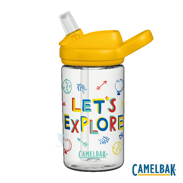 CamelBak CB2282103040 - 400ml eddy+ 兒童吸管運動水瓶 探險旅程