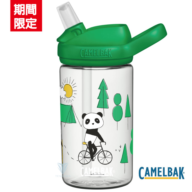 CamelBak CB2452102141 - 400ml eddy+ 兒童吸管運動水瓶 嘻戲熊貓