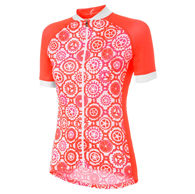 ZeroRH+ 義大利 VENUS 花輪系列女仕專業自行車衣(珊瑚紅) ECD0469_52P