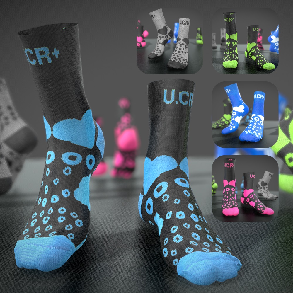 U.CR+黑洞五代機能短襪