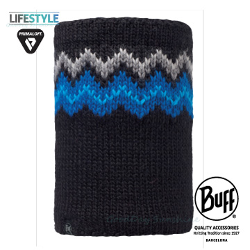 BUFF Lifestyle BFL116020 針織保暖領巾 鋸齒黑 DANKE