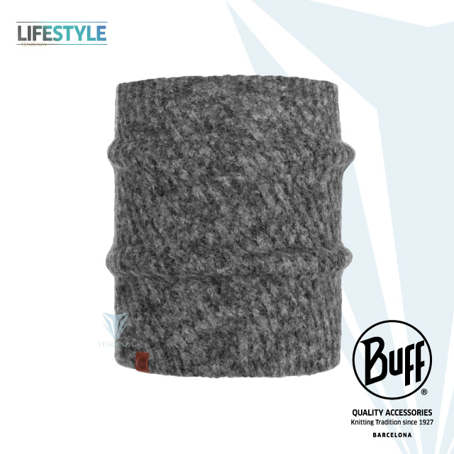 BUFF Lifestyle BFL117882 KAREL-針織保暖領巾 石墨黑