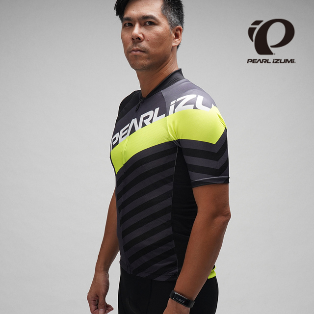 【Pearl izumi】620-B-2 短車衣 特別版 網布 黑灰 1號