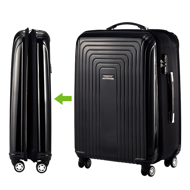 VoyLux 伯勒仕-VERTICAL系列-26吋硬殼收摺專利八輪行李箱-黑色3789604