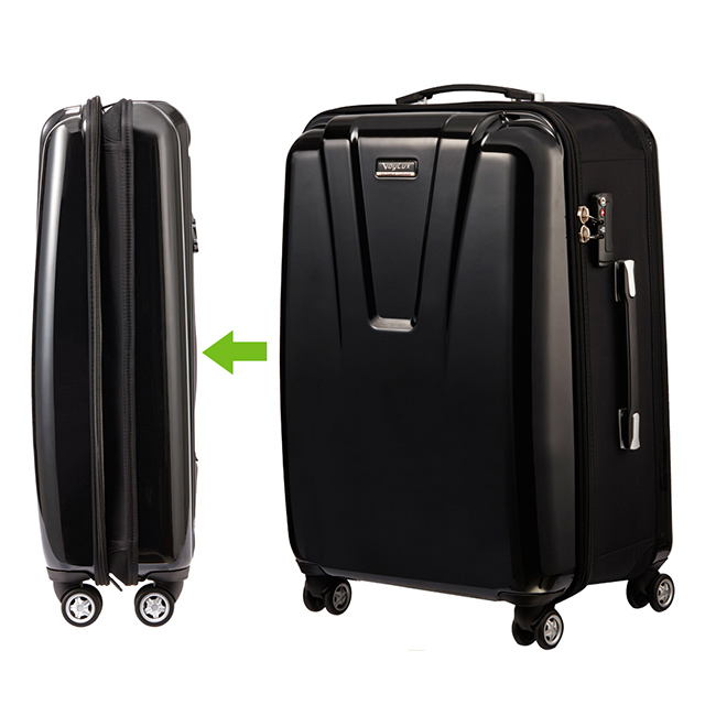 VoyLux 伯勒仕- VIP系列-26吋硬殼收摺專利八輪行李箱-黑色3889604