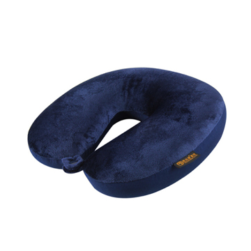 AOU 旅行配件 頸部工學U型枕 護頸枕 靠枕 午睡枕 (藏青色)66-015D3