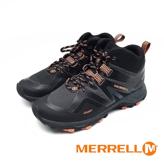 MERRELL (男) MQM FLEX 2 MID GORE-TEX高筒健走登山鞋 - 黑