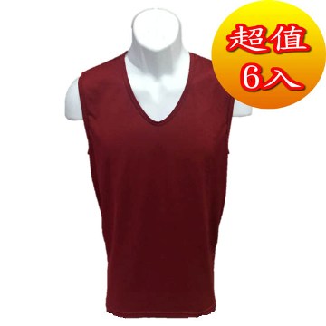 SKIP四季織*吸濕排汗無袖背心*簡單有型*休閒百搭*多色*吸濕排汗乾爽舒適*6入組【臺灣製】