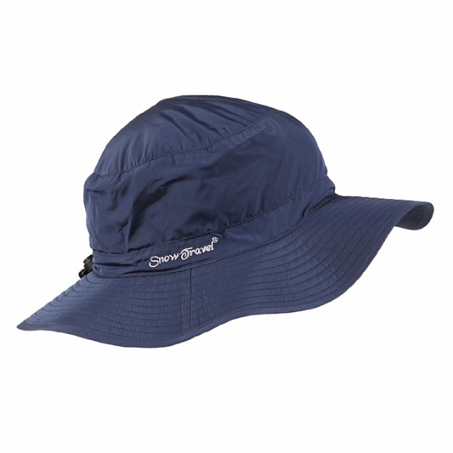 SNOWTRAVEL 抗UV透氣快乾戶外輕量休閒帽(可折疊收納)(深藍)(680)