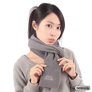 SNOWTRAVEL POLARTEC透氣保暖圍巾 (灰色)(500)