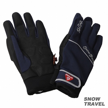 SNOWTRAVEL SKI-DRI防水透氣科技保暖棉手套 (深藍)(STAR067-DBLU(1380)