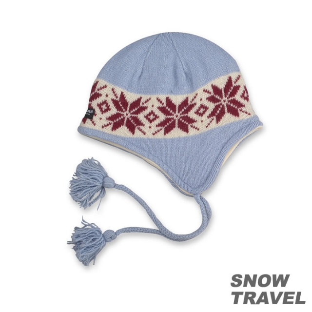 SNOWTRAVEL 3M防風透氣保暖羊毛遮耳帽 (水藍 )(700)