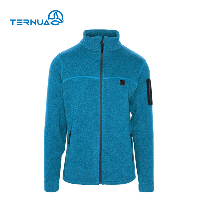TERNUA 男THERMAL PRO針織立領保暖外套1643120 AF / 2480藍色